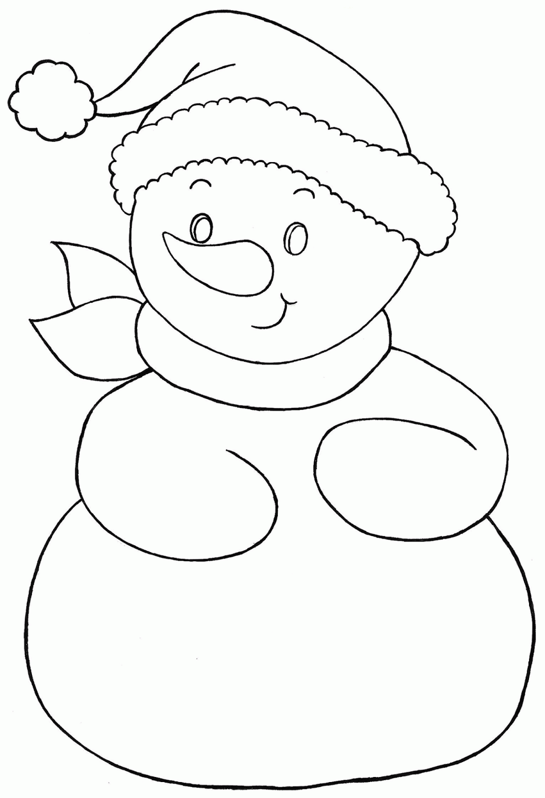 Imagenes y fotos: Dibujos de Muñecos de Nieve para Colorear, parte 2