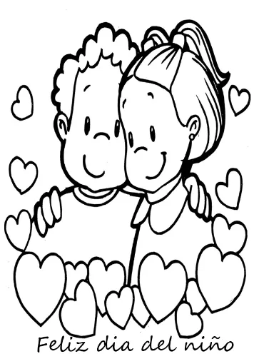 Imagenes y fotos: Dibujos Dia del Niño para Pintar, parte 2