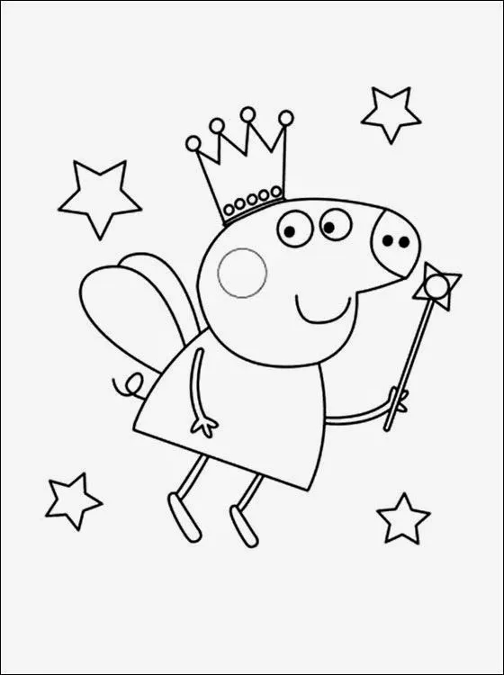 Imagenes y fotos: Dibujos de Peppa para Colorear, parte 1