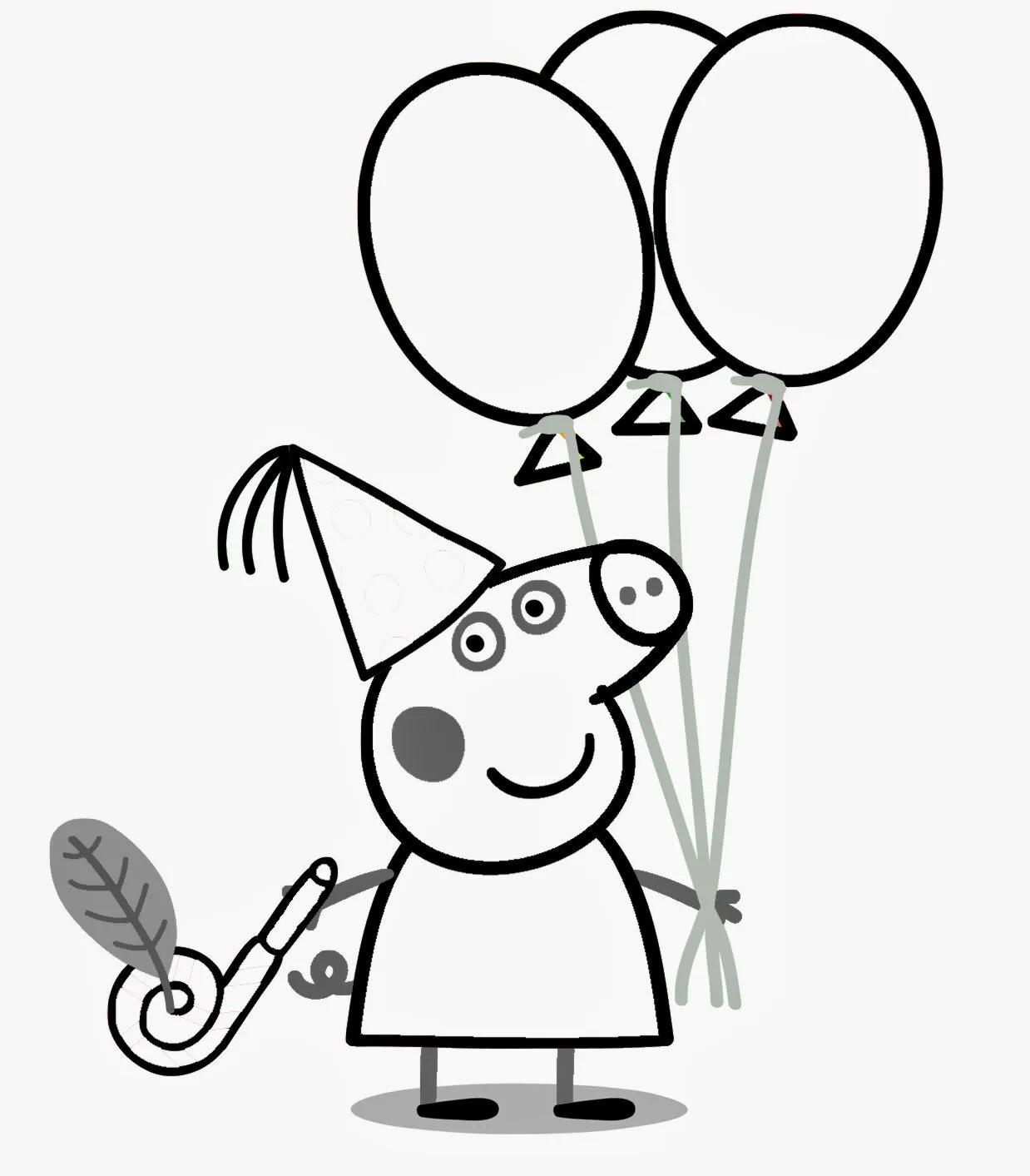 Imagenes y fotos: Dibujos de Peppa para Colorear, parte 2