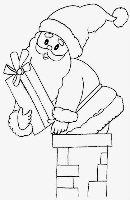 Imagenes y fotos: Dibujos de Santa Claus para Pintar, parte 1