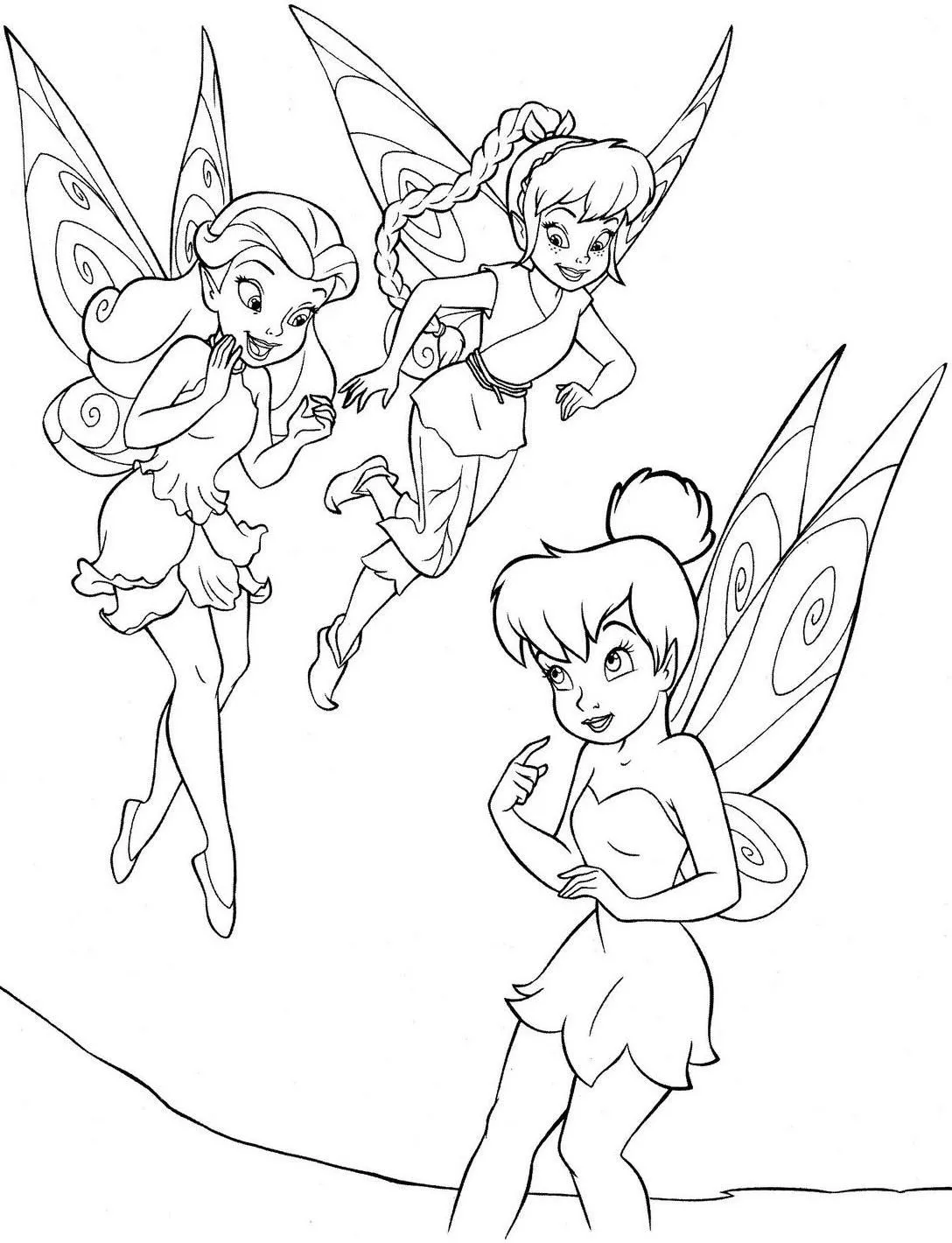 Imagenes y fotos: Dibujos de Tinkerbell para Pintar, parte 2