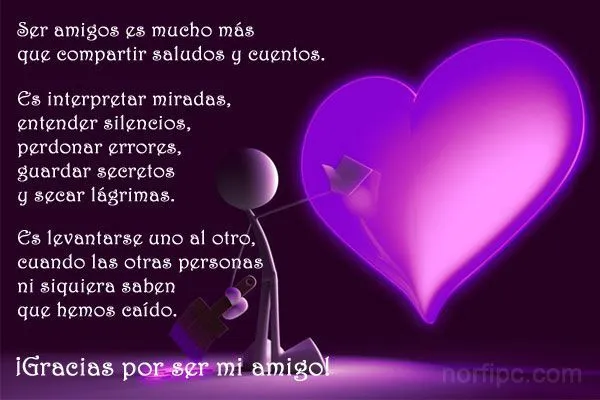 Imagenes con frases de amistad on Pinterest | 43 Pins