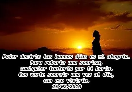 Imagenes • Frases de buenos dias de amor