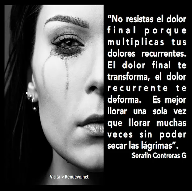 Imágenes con frases de dolor - Frases cortas y tarjetas de amor