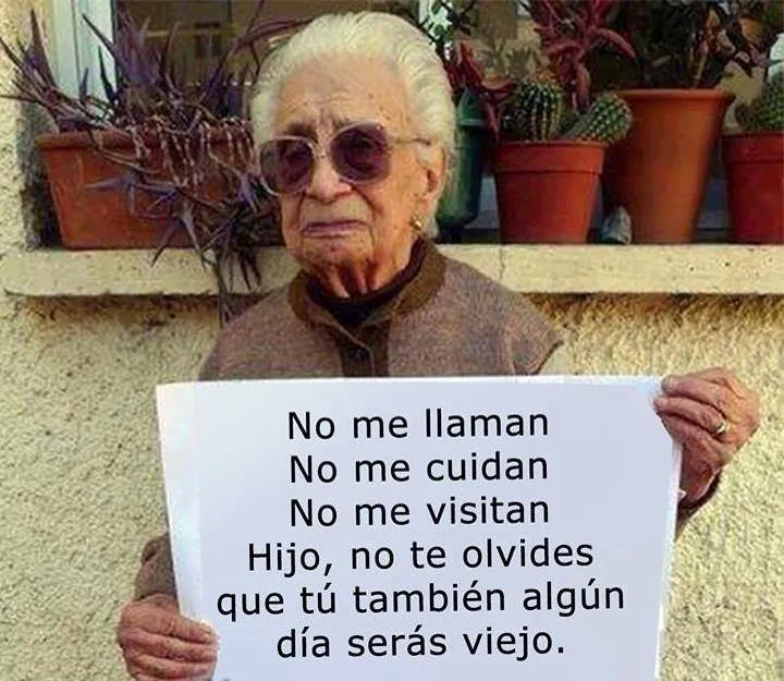 Imagenes y Frases Facebook: Frase De Los Abuelos Para Reflexionar