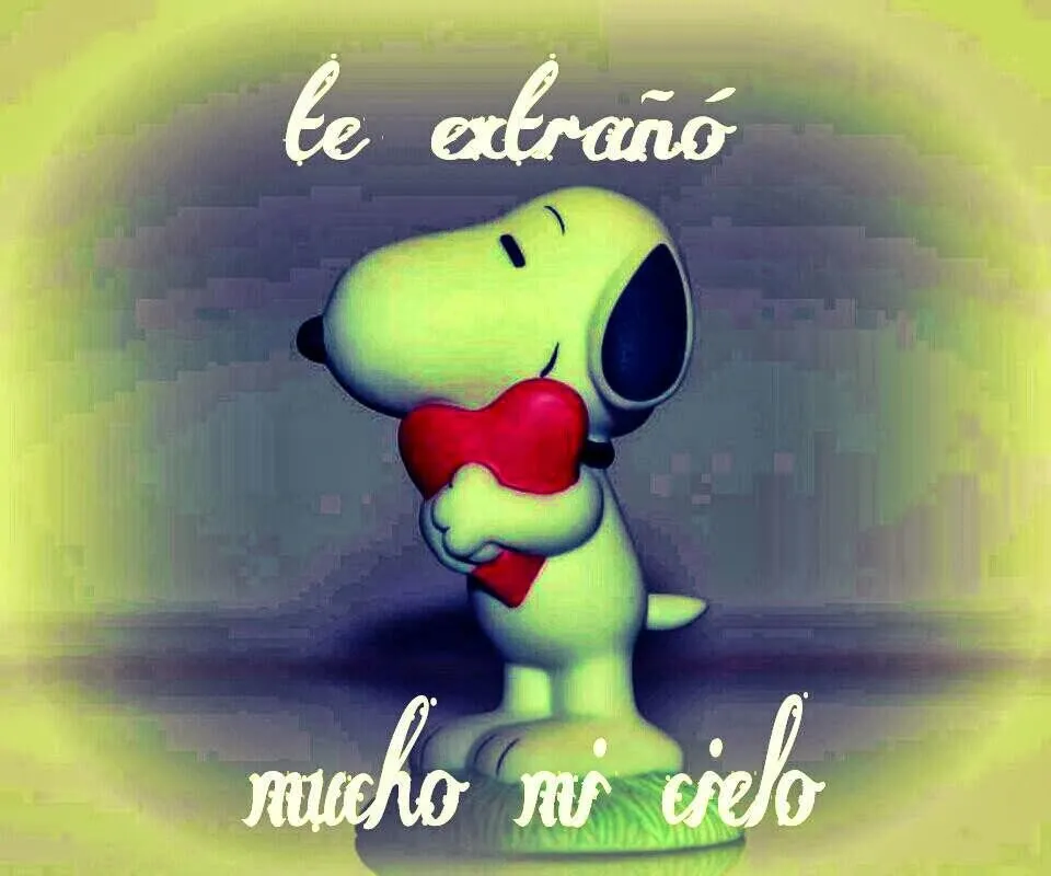 Solo Imagenes, Frases, Fotos y Carteles de Amor: Imagen de Snoopy ...