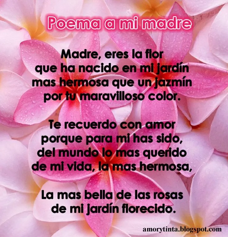 Imágenes con Frases y Poemas bonitos para el Día de la Madre ...