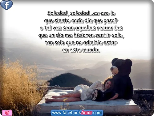 Imagenes con frases de soledad para facebook - Imágenes Bonitas ...