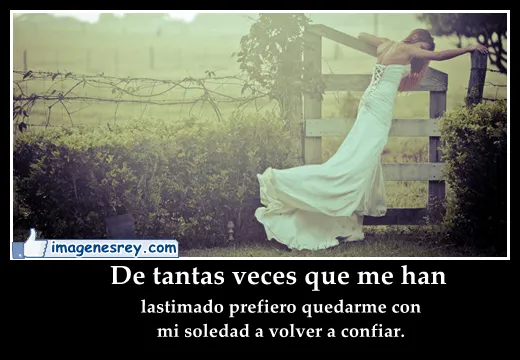 Imágenes con frases de soledad para muro de facebook ~ Imagenes ...