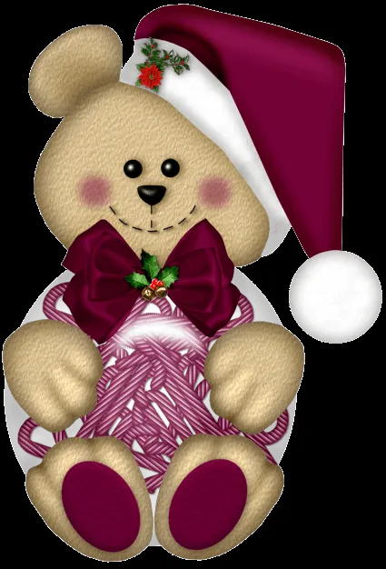 IMÁGENES Y GIFS DE NAVIDAD: Ositos navideños PNG
