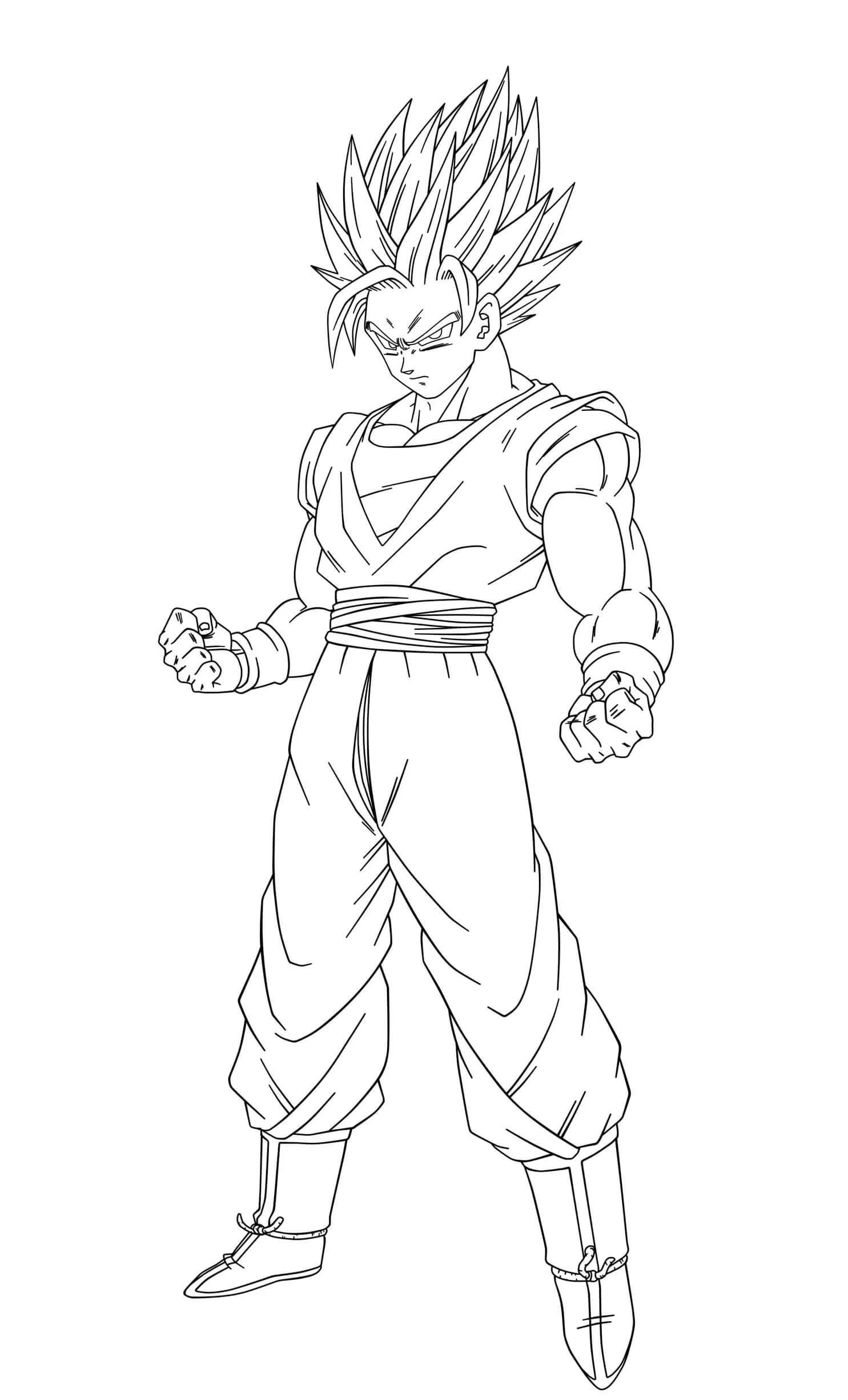 ▷ Imágenes GOKU SSJ para DIBUJAR y COLOREAR - 2023