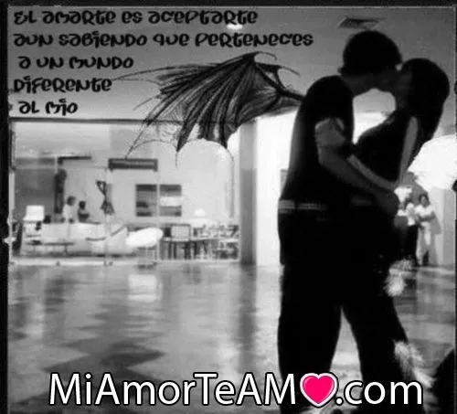 Imagenes goticas de amor con frases - Imagui