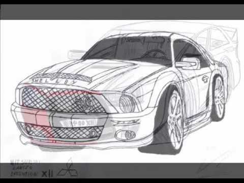 Dibujos de carros chidos a lapiz - Imagui