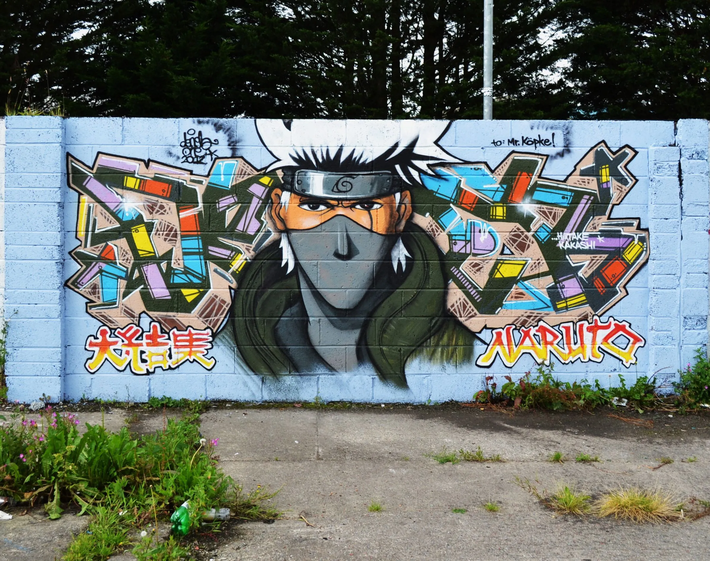 Imagenes De Graffitis De Naruto Jpg