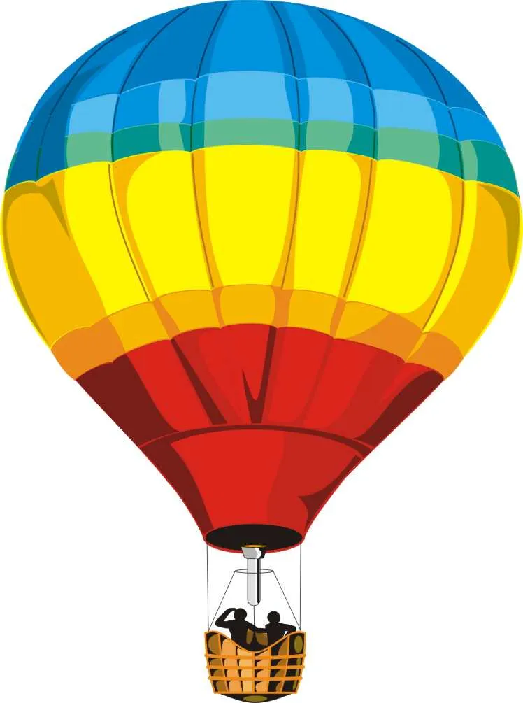 Imágenes gratis para colorear globo aerostático - Foto Montajes de ...