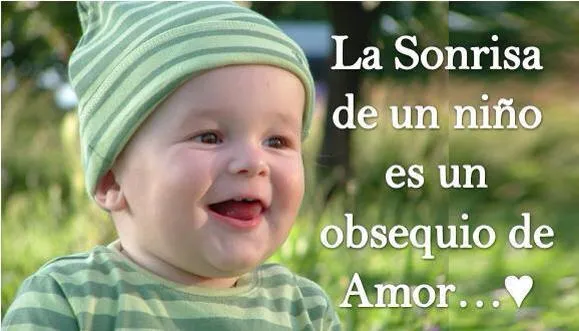 Imágenes hermosas de tiernos bebés con frases de Amor, de Buenos ...