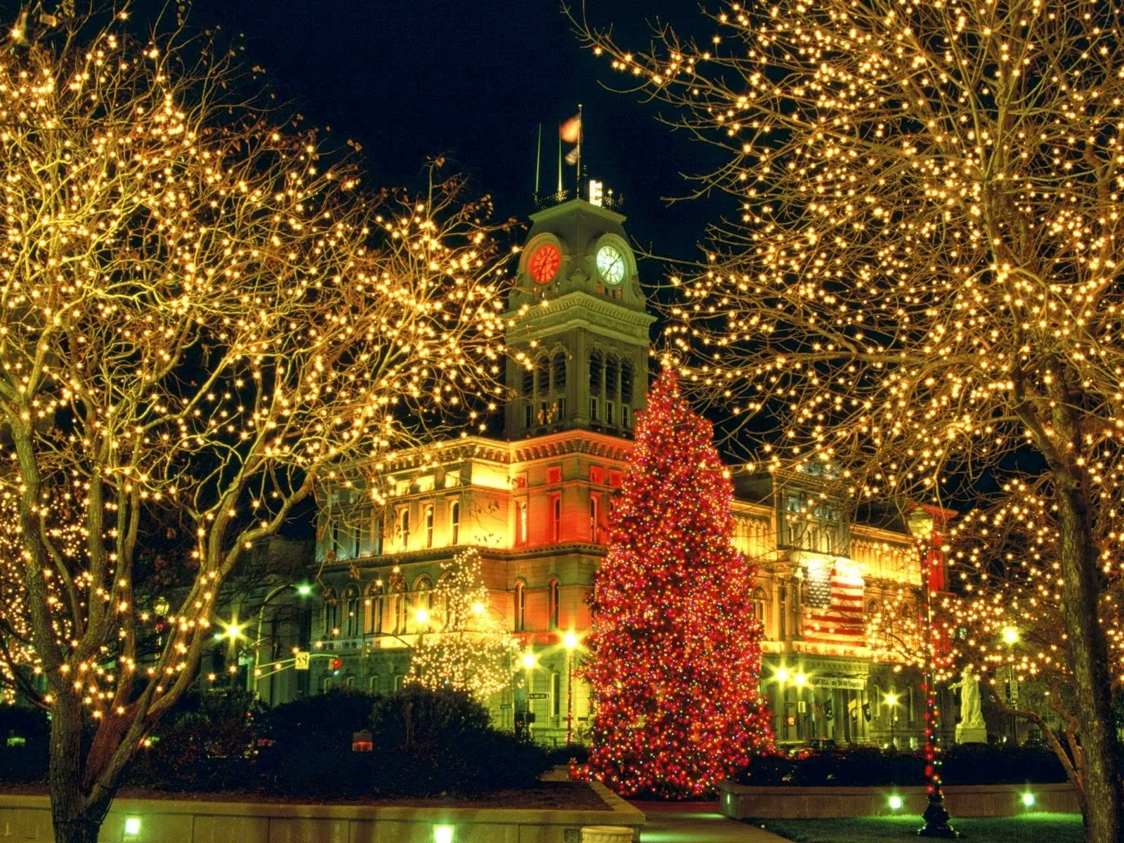 Imágenes Hilandy: Fondo de Pantalla Navidad arbol navideño en el ...