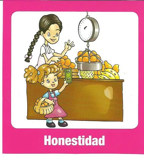 Imagenes del valor de la honestidad para colorear - Imagui