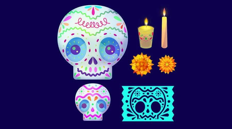 Imágenes, ilustraciones y dibujos para Día de Muertos