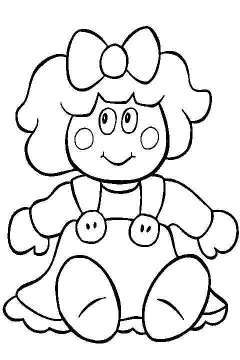 Dibujo de muñecas para colorear - Imagui