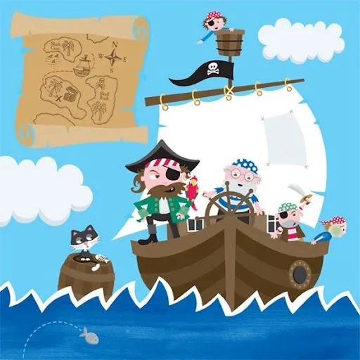 Marcos piratas infantiles - Imagui