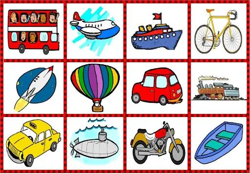 Imágenes infantiles de transportes - Imagui