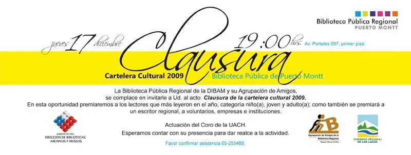 invitacion clausura | cfurrianca