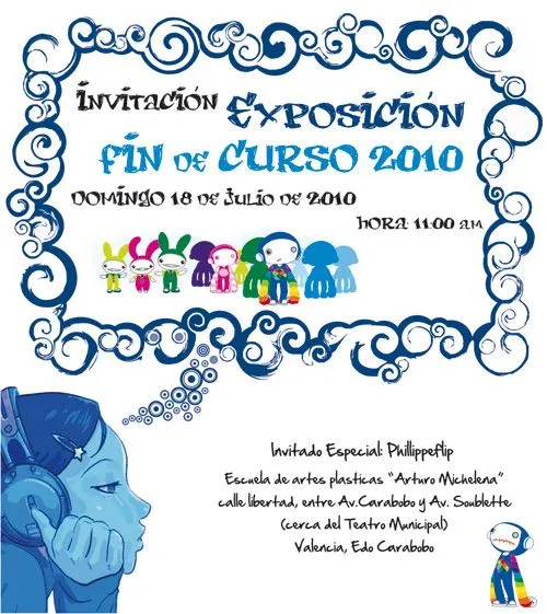 Invitacion expo d fin de curso by KBB1203 on deviantART