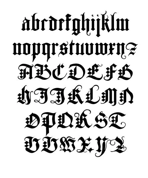 Duerers Fraktur. Fontes digitais, typefaces Paulo Heitlinger ...