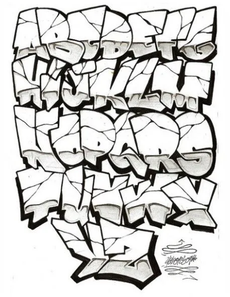 Letras en graffiti - Imagui