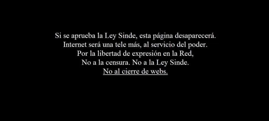 Internet se puso de luto este domingo en protesta contra la 'Ley ...