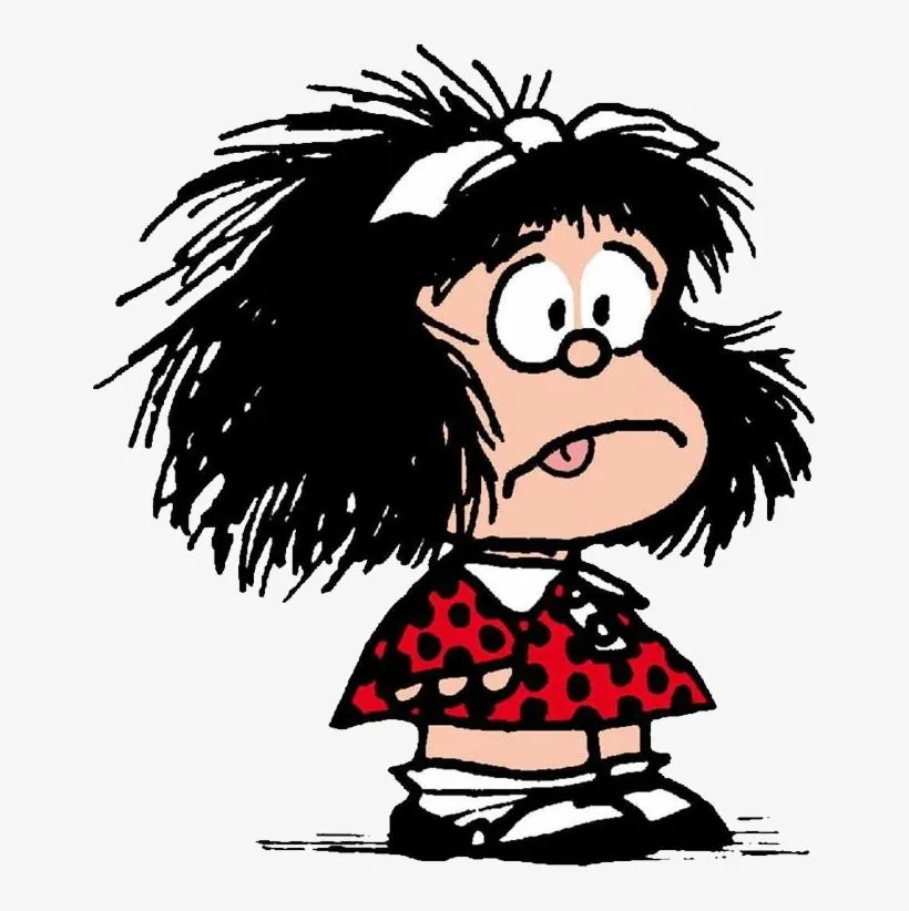 Imágenes De Mafalda Con Fondo Transparente, Descarga - Mafalda Estoy  Exhausta Grande [book] - 651x742 PNG Download - PNGkit