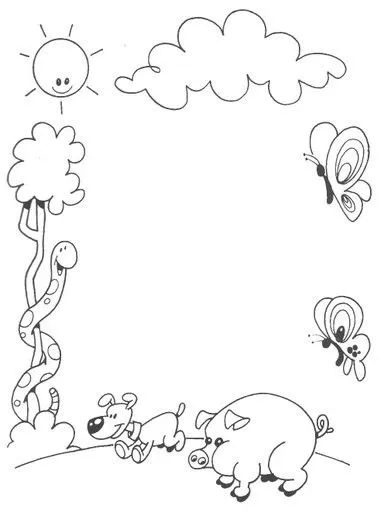 Imagenes de marcos para imprimir - Imagui