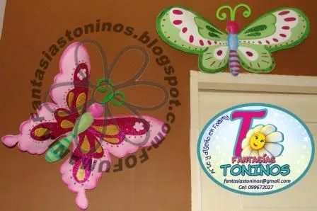 Imágenes de mariposas hechas en foamy - Imagui