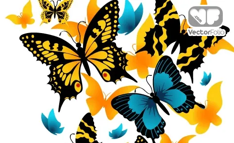 Mariposas vectorizadas gratis - Imagui