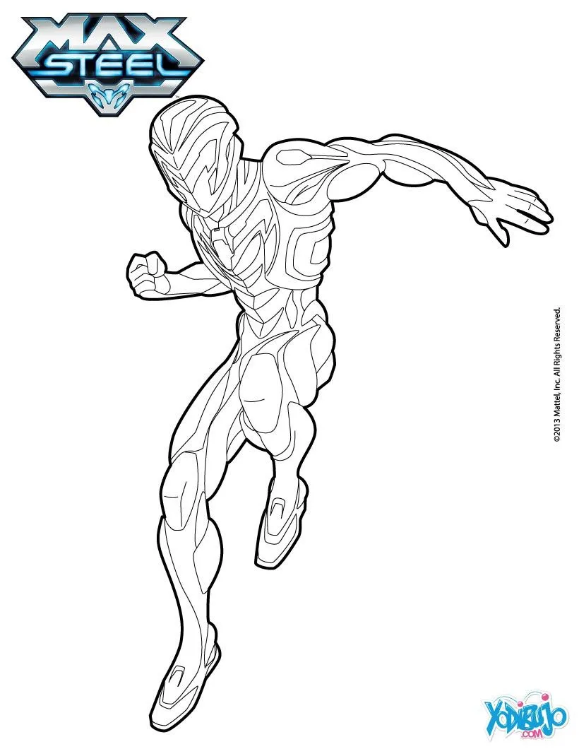 Max Steel para colorear e imprimir - Imagui