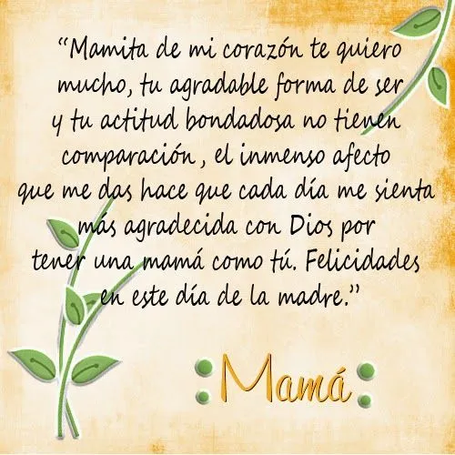 Frases para el dia de la madre - imagenes - mensajes ...