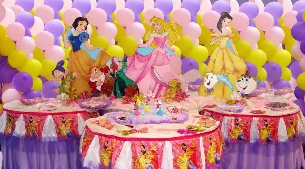 Imagenes de mesas decoradas de princesas - Imagui