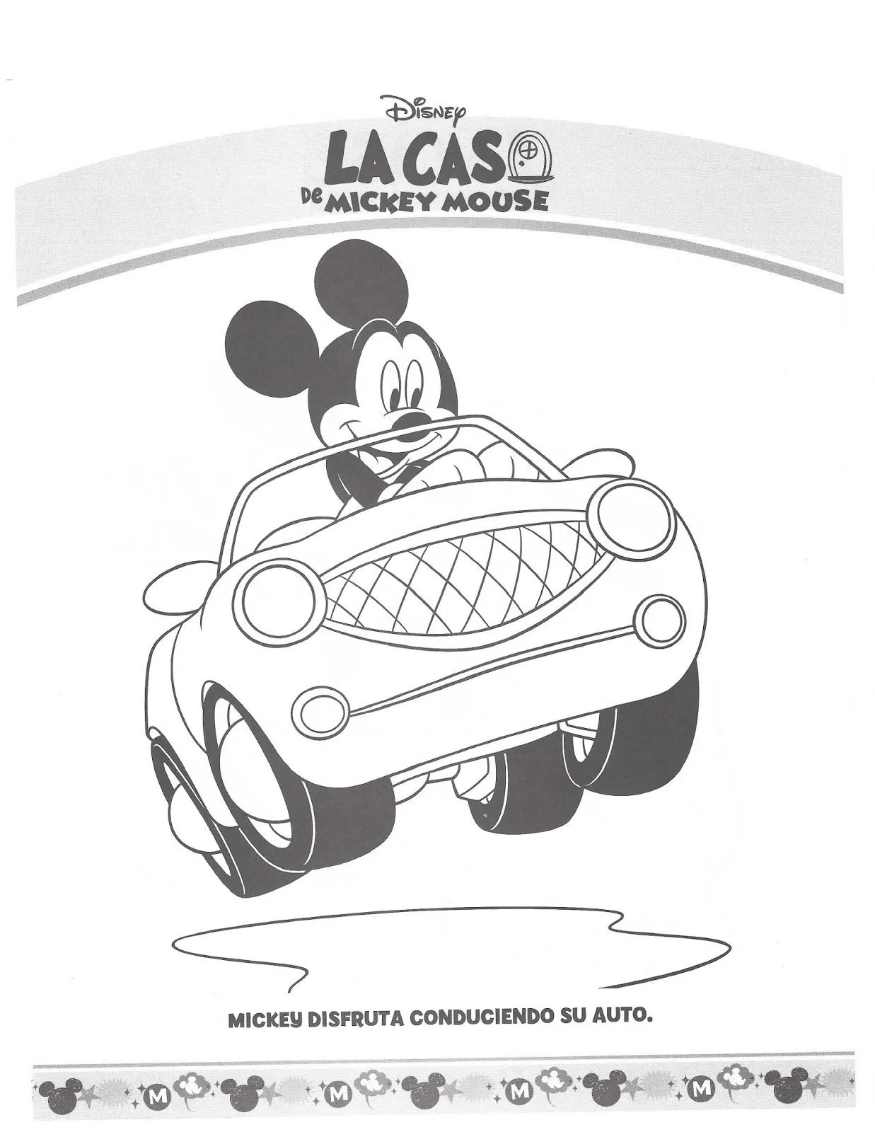 IMAGENES DE MICKEY MOUSE PARA COLOREAR