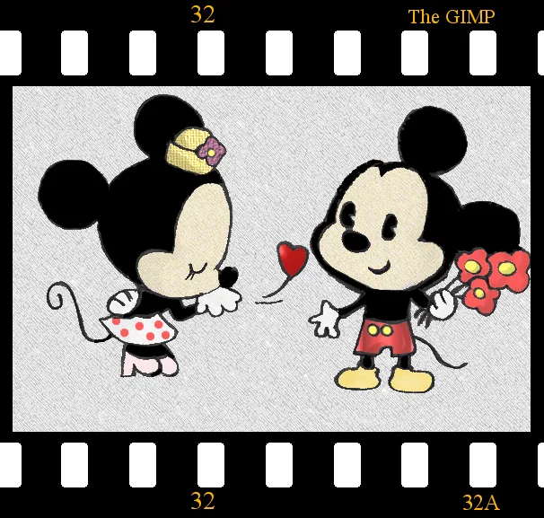 Imagenes de amor de Mickey Mouse y Minnie Mouse para FaceBook - Imagui