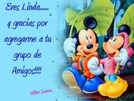 Imágenes de Mickey Mouse y Minnie con frases o para colorear ...