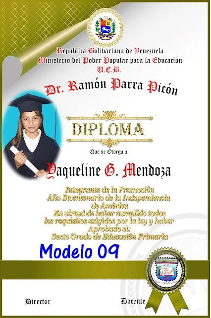 Imagenes de modelos de diplomas de graduación - Imagui