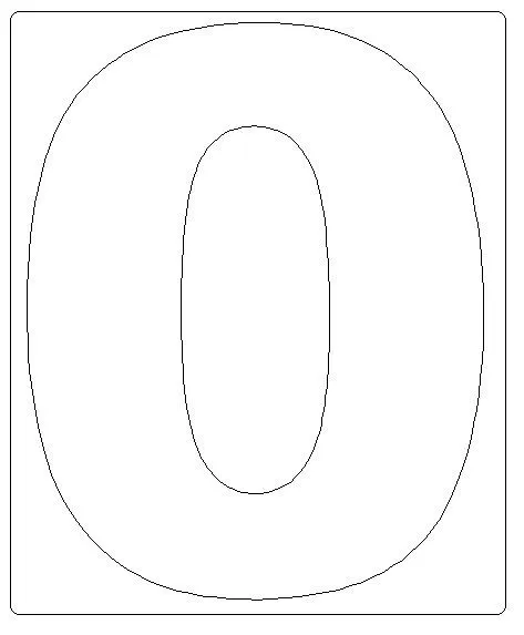 Moldes del numero 8 - Imagui