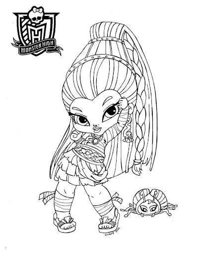 Dibujos y Plantillas para imprimir: Monster High