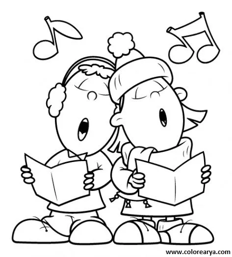 Musica para colorear niños - Imagui