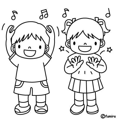 Imagenes de niños cambiandose de ropa para colorear - Imagui