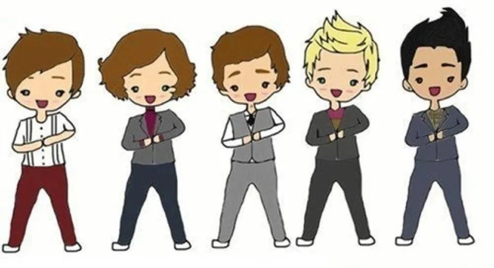Imagenes de one direction en caricatura - Imagui