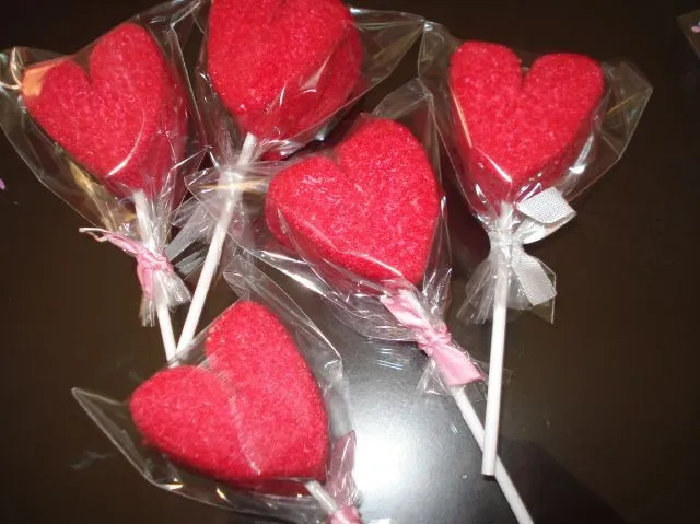 Paletas de bombon San Valentín - Imagui