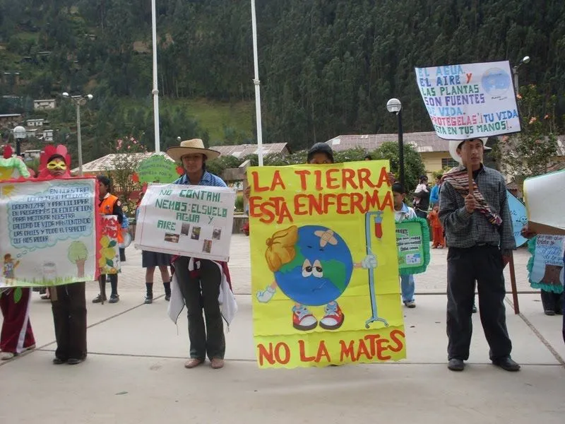 Imagenes de pancartas del medio ambiente - Imagui